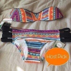 Eidon Sukuma bandeau bikini xs bottoms s top